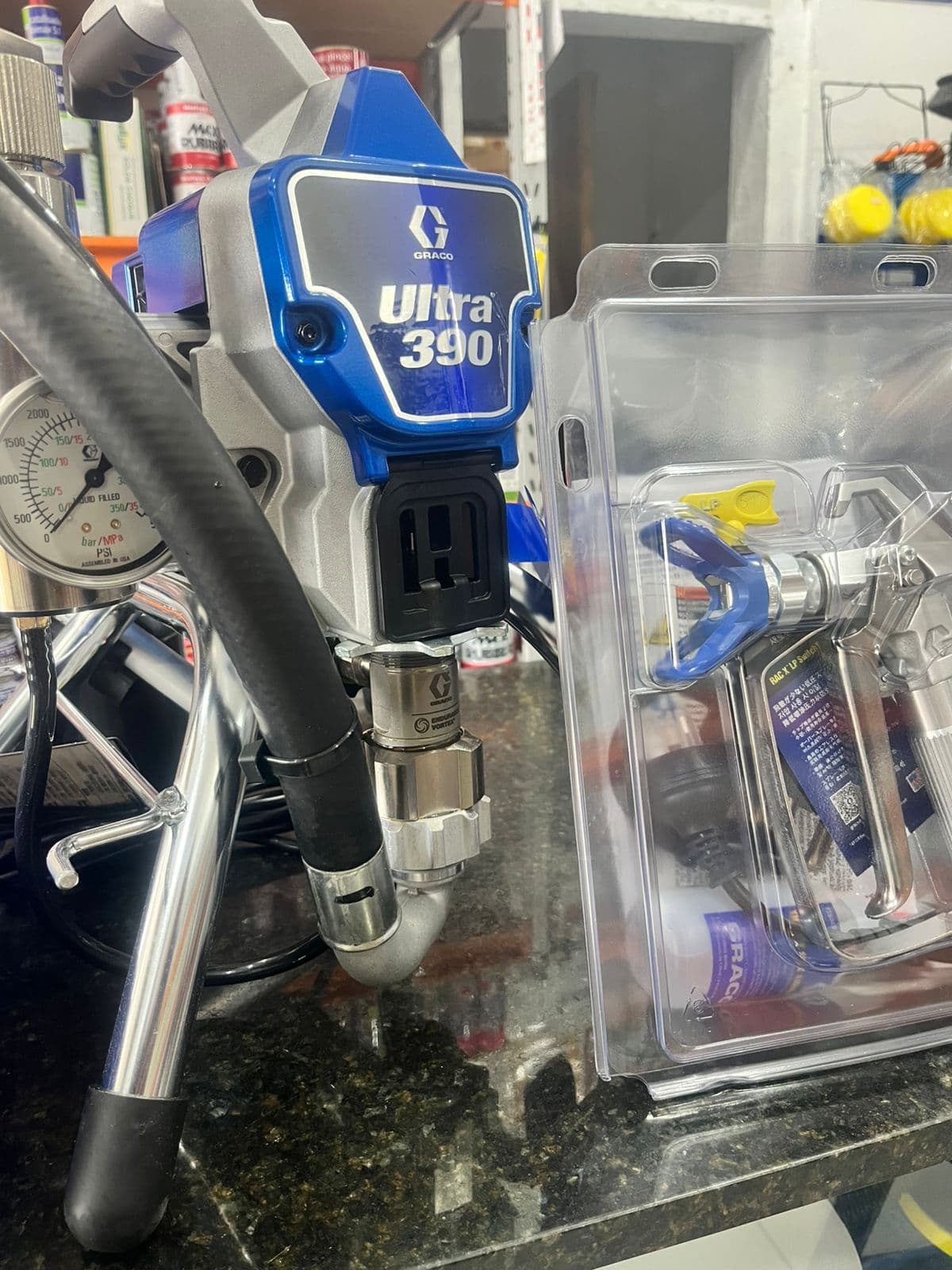 Detalhe do Graco Ultra 390